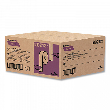 Select Jumbo Bath Tissue, Septic Safe, 1-Ply, 3.3