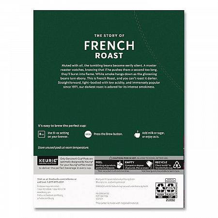 French Roast K-Cups, 24/Box (011111158)