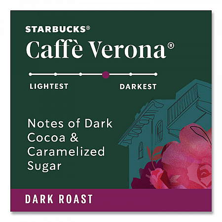 Caffe Verona Coffee K-Cups Pack, 24/Box (011111160)