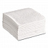 100% Recycled Napkins, 1-Ply, 11.5 x 12.5, White, 250/Pack, 12 Packs/Carton (13713CT)