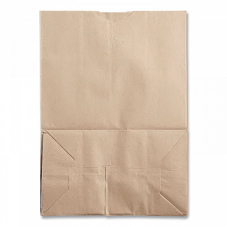 Grocery Paper Bags, 1/8 BBL Squat Size, Heavy-Duty, 57# Basis Weight, 10.5