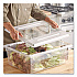 Food/Tote Box Lids, 26 x 18, Clear, Plastic (3302CLE)