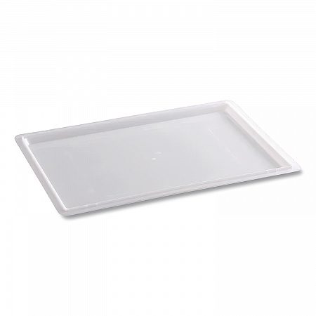 Food/Tote Box Lids, 26 x 18, White, Plastic (3502WHI)