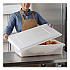 Food/Tote Box Lids, 26 x 18, White, Plastic (3502WHI)