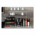 Onyx Breakroom Organizers, 3 Compartments, 12.75 x 4.5 x 13.25, Steel Mesh, Black (3292BL)