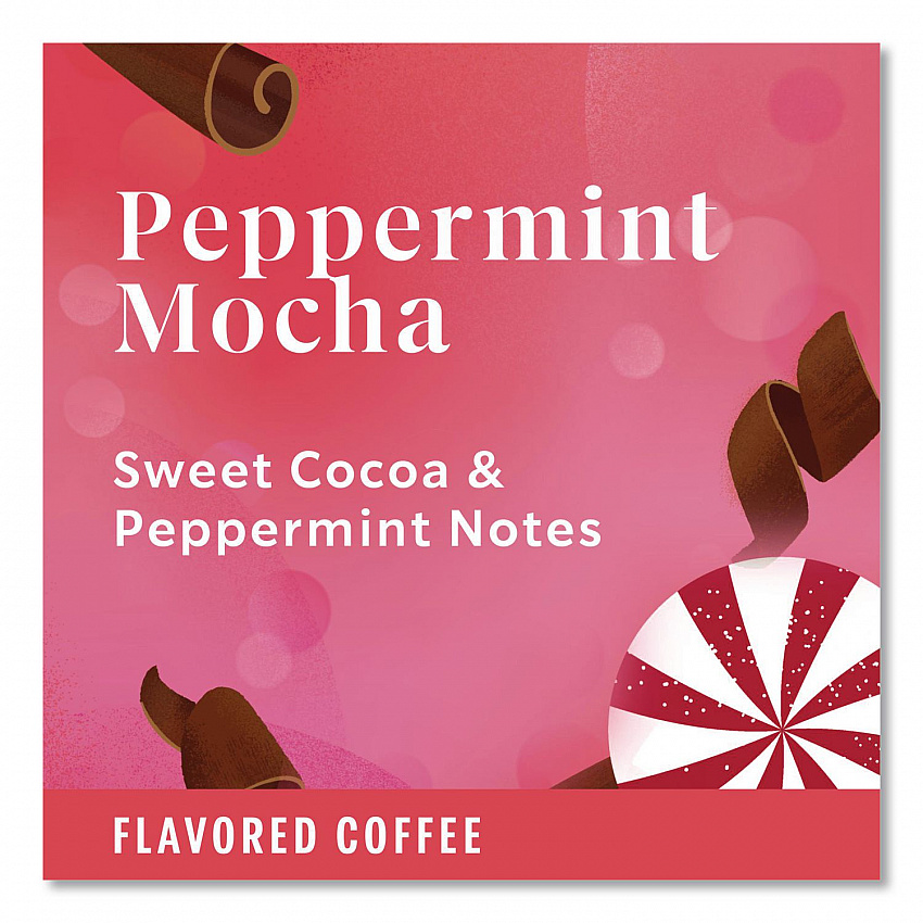 Peppermint Mocha K-Cup, 22/Box (12437832)