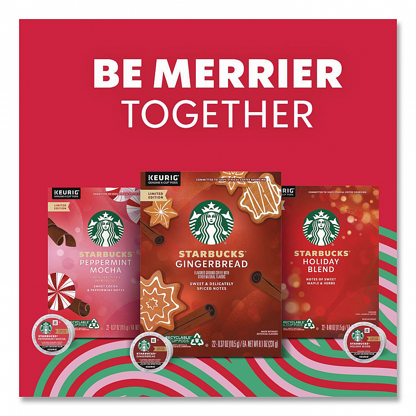 Peppermint Mocha K-Cup, 22/Box (12437832)