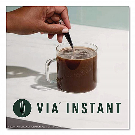 VIA Ready Brew Coffee, Colombia, 1.4 oz Packet, 8/Pack (12407839)