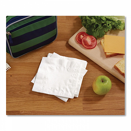 Everyday Dinner Napkins, 2-Ply,12.75 x 13, White, 300/Pack (3550314)