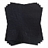 Cocktail Napkins, 1-Ply, 9 x 9, Black, 4,000/Carton (1401)