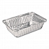 Aluminum Oblong Pan, Shallow, 1.5 lb, 6 x 8.59 x 1.25, Silver, 500/Carton (206130)