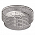 Round Aluminum Container, 37 oz, 8