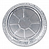 Round Aluminum Container, 24 oz, 7