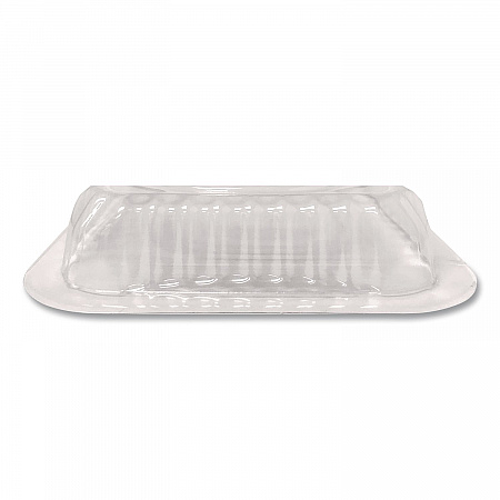 Plastic Dome Lid, 8.25 x 8.25 x 1.5, Clear, 500/Carton (4048DL)