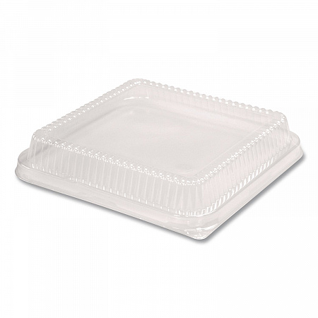 Plastic Dome Lid, 8.25 x 8.25 x 1.5, Clear, 500/Carton (4048DL)