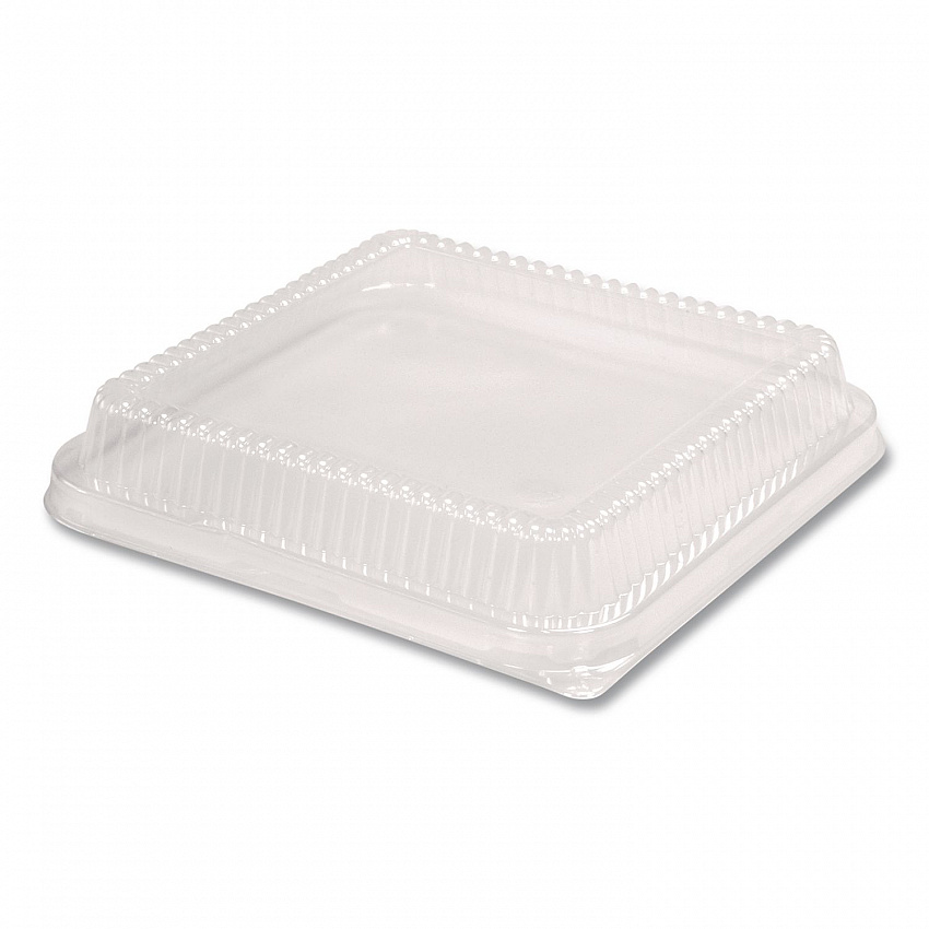 Plastic Dome Lid, 8.25 x 8.25 x 1.5, Clear, 500/Carton (4048DL)