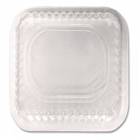 Plastic Dome Lid, 8.25 x 8.25 x 1.5, Clear, 500/Carton (4048DL)