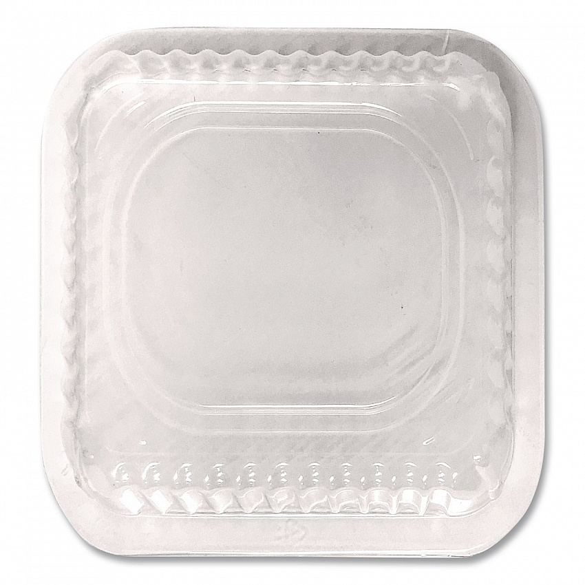 Plastic Dome Lid, 8.25 x 8.25 x 1.5, Clear, 500/Carton (4048DL)