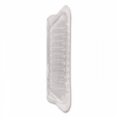 Plastic Dome Lids, Fits Oblong Pans 2061/2062, 8.25 x 5.88, Clear, 500/Carton (2062DL)