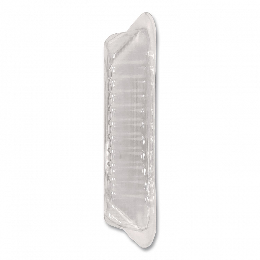 Plastic Dome Lids, Fits Oblong Pans 2061/2062, 8.25 x 5.88, Clear, 500/Carton (2062DL)