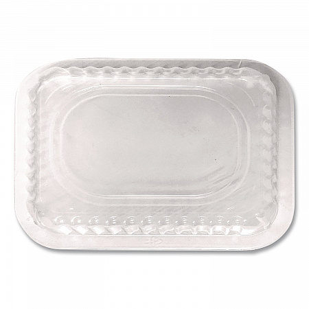 Plastic Dome Lids, Fits 1 lb Oblong Pan, Clear, 1,000/Carton (2059DL)