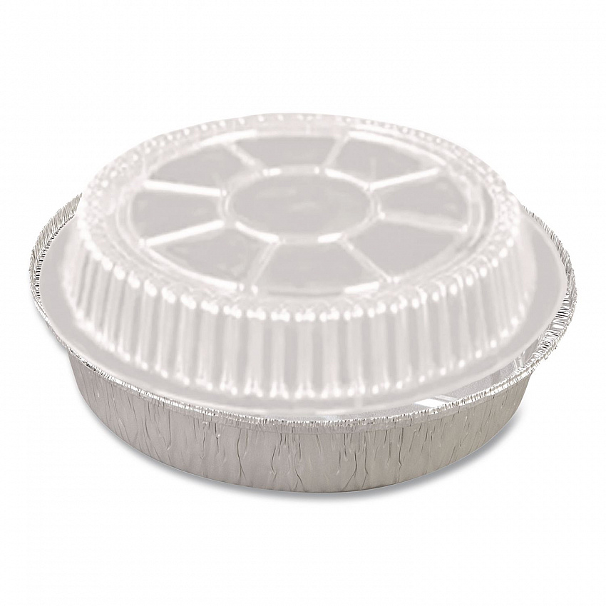 Plastic Dome Lid, 8.25" Diameter x 0.88" h, Clear, 500/Carton (2058DL)