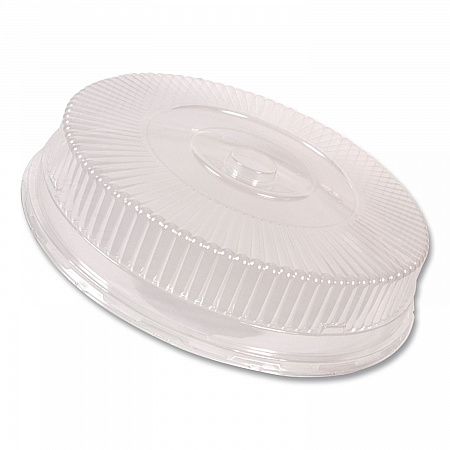 Round Plastic Dome Lid, Embossed, Fits 212/213, 16