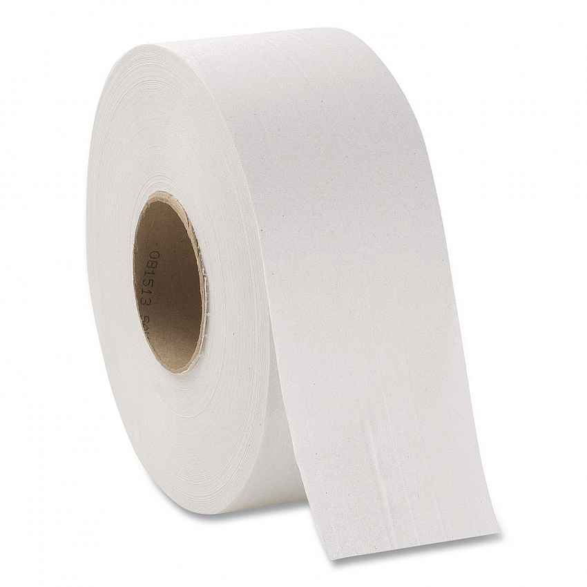 acclaim Jumbo Jr. Bath Tissue Roll, Septic Safe, 1-Ply, 3.5" x 2,000 ft, White, 8 Rolls/Carton (13718)