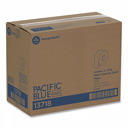acclaim Jumbo Jr. Bath Tissue Roll, Septic Safe, 1-Ply, 3.5