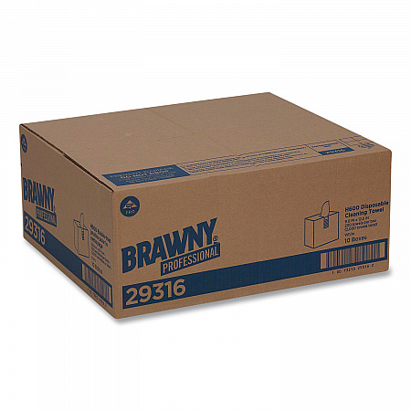 Lightweight Disposable Shop Towels, 9.1 x 12.5, White, 200/Box (29316)