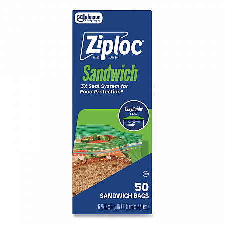 Resealable Sandwich Bags, 6.5