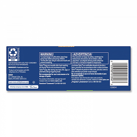 Resealable Sandwich Bags, 6.5