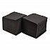 Embossed Beverage Napkins, 1-Ply, 10 x 10, Black, 1,000/Carton (020212)