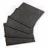 Embossed Beverage Napkins, 1-Ply, 10 x 10, Black, 1,000/Carton (020212)