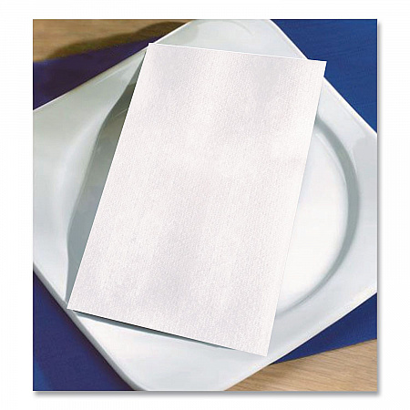 Dinner Napkins, 2-Ply, 15 x 17, White, 300/Carton (066038)