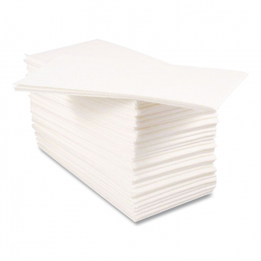 Dinner Napkins, 2-Ply, 15 x 17, White, 300/Carton (066038)