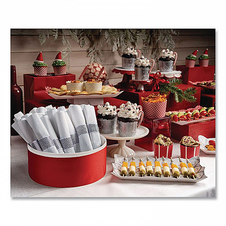 CaterWrap Cater to Go Express Cutlery Kit, Heavyweight, Fork/Knife/Napkin/Spoon, Plastic, Black, 100/Carton (119901)