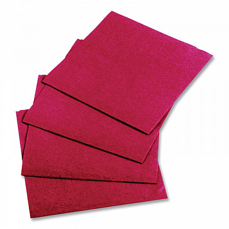 Embossed Beverage Napkins, 2-Ply, 9.5 x 9.5, Red, 1,000/Carton (180311)