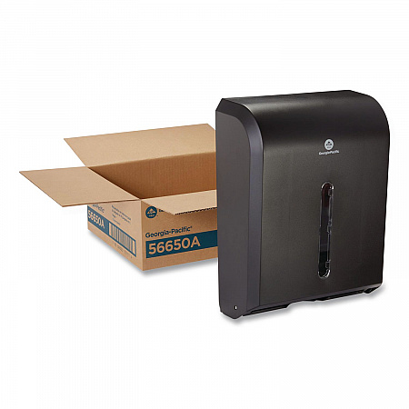 Dispenser for Combi-fold C-Fold/Multifold/BigFold Towels, 12.3 x 6 x 15.5, Black (56650A)