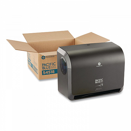 Pacific Blue Ultra Mini Paper Towel Dispenser, 14.56 x 7.38 x 11.56, Black (54518)
