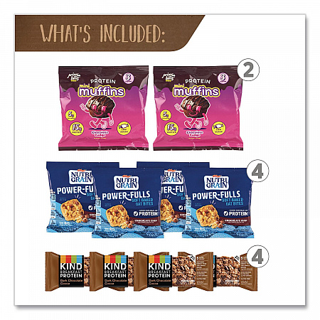 Chocolate for Breakfast Snack Box, Chocolate, 23 Assorted Snacks/Box (70000192)