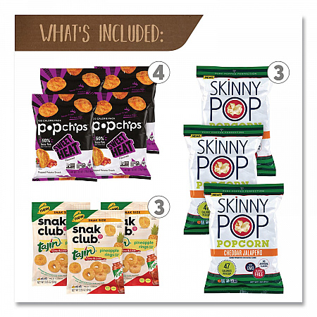 Sweet and Spicy Snack Box, 22 Assorted Snacks/Box (70000194)