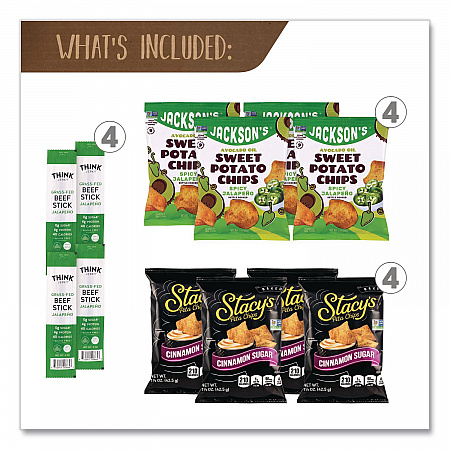 Sweet and Spicy Snack Box, 22 Assorted Snacks/Box (70000194)