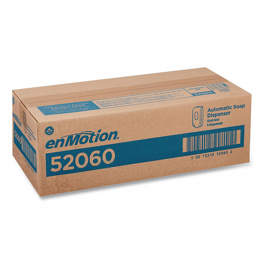 GP enMotion Automated Touchless Soap/Sanitizer Dispenser, 1,200 mL, 4.6 x 7.13 x 14.06, Stainless (52060)
