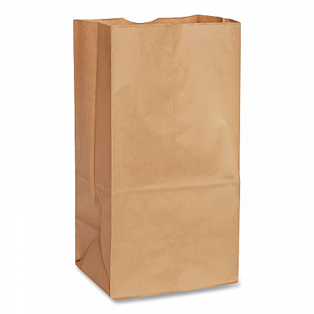 Grocery Paper Bags, 20# Size, Heavy-Duty, 50# Basis Weight, 8.25