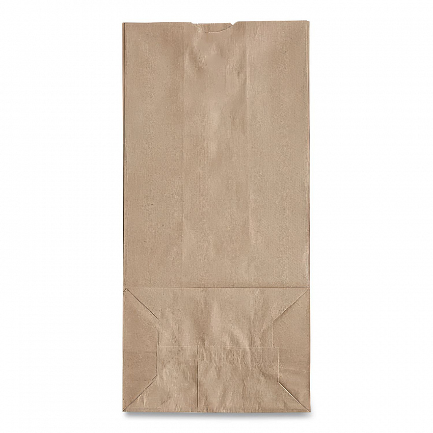Grocery Paper Bags, 10# Size, Heavy-Duty, 50# Basis Weight, 7" x 4.38" x 13.75", Kraft, 500/Bundle (GH10500)