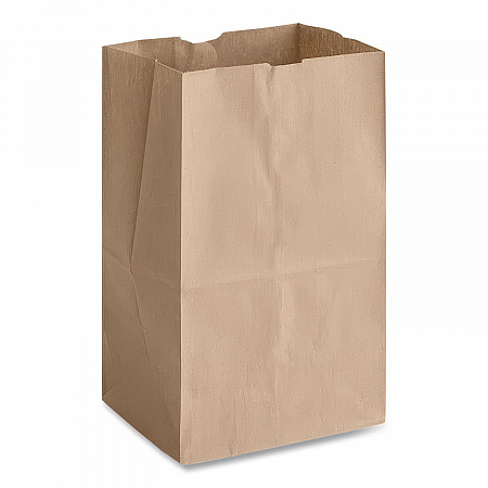 Grocery Paper Bags, 20# Squat Size, 40# Basis Weight, 8.13