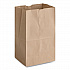 Grocery Paper Bags, 20# Squat Size, 40# Basis Weight, 8.13