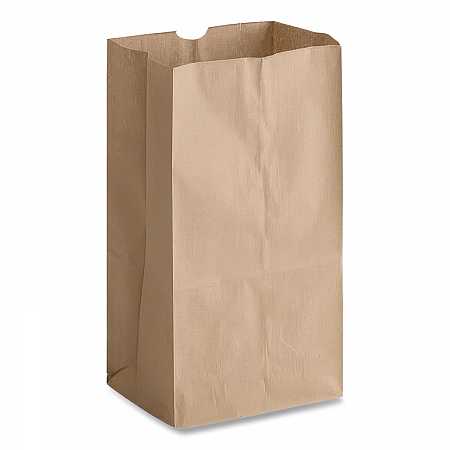 Grocery Paper Bags, 25# Squat Size, 40# Basis Weight, 8.25