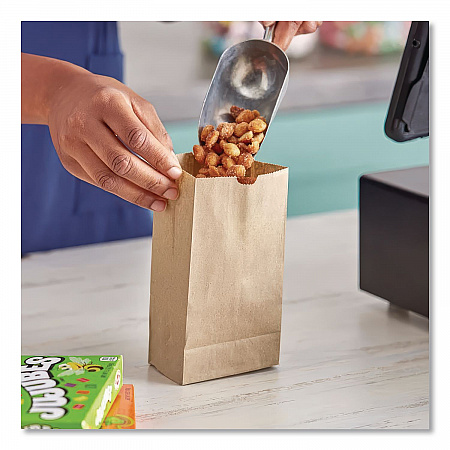 Grocery Paper Bags, 1# Size, 30# Basis Weight, 3.5